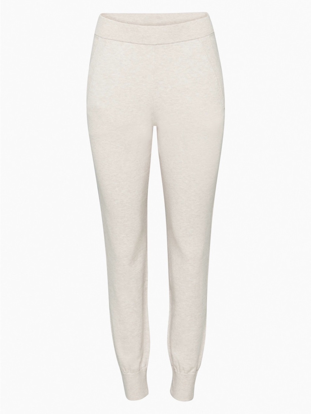 Wilfred Free Aritzia ECOVERO Knit Jogger Pants Cream High Rise XXS Lounge - Picture 5 of 15